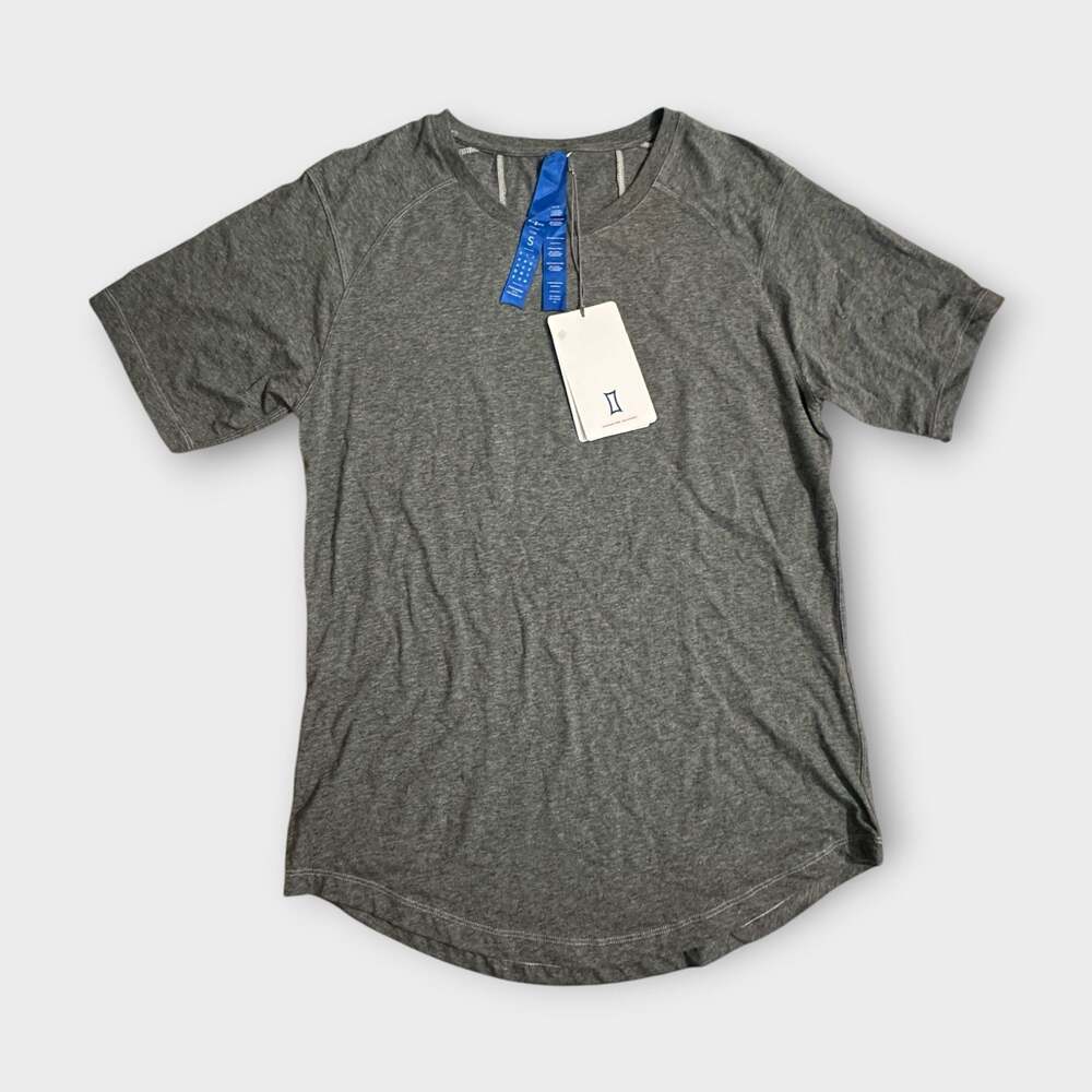 Kit and Ace Atlas Tee Technical Cashmere Heather Grey Men’s Performance S